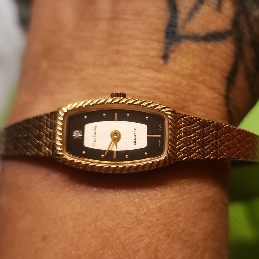 Pierre Cardin women's watch. Small square face with small band